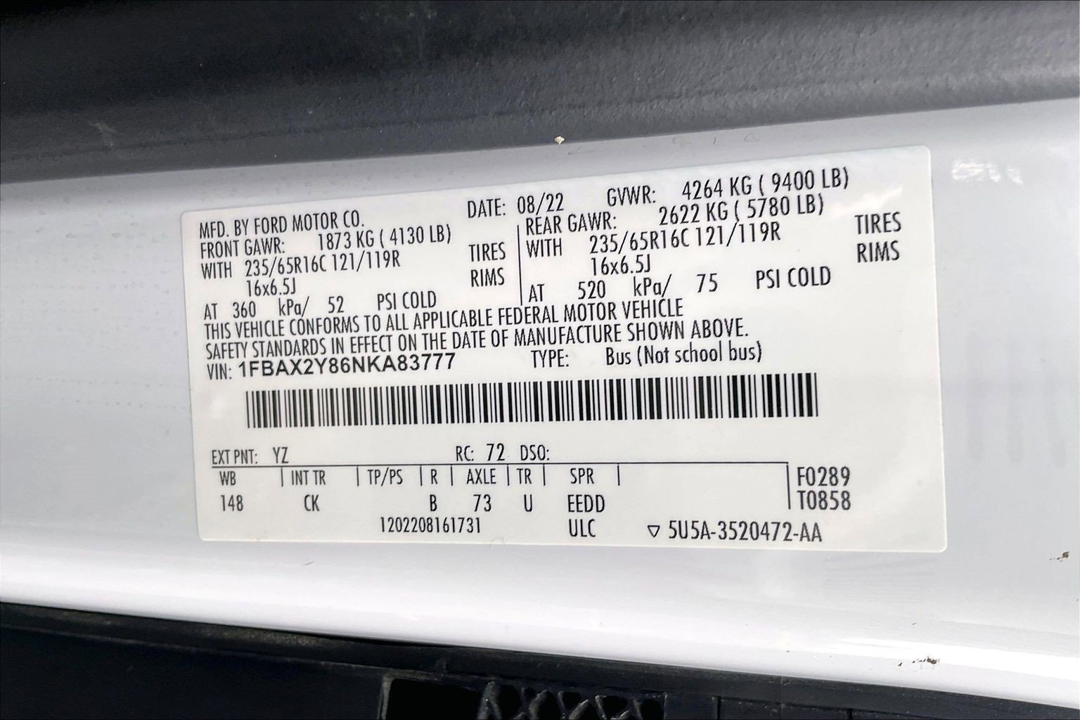 Used 2022 Ford Transit 350 XLT image 26