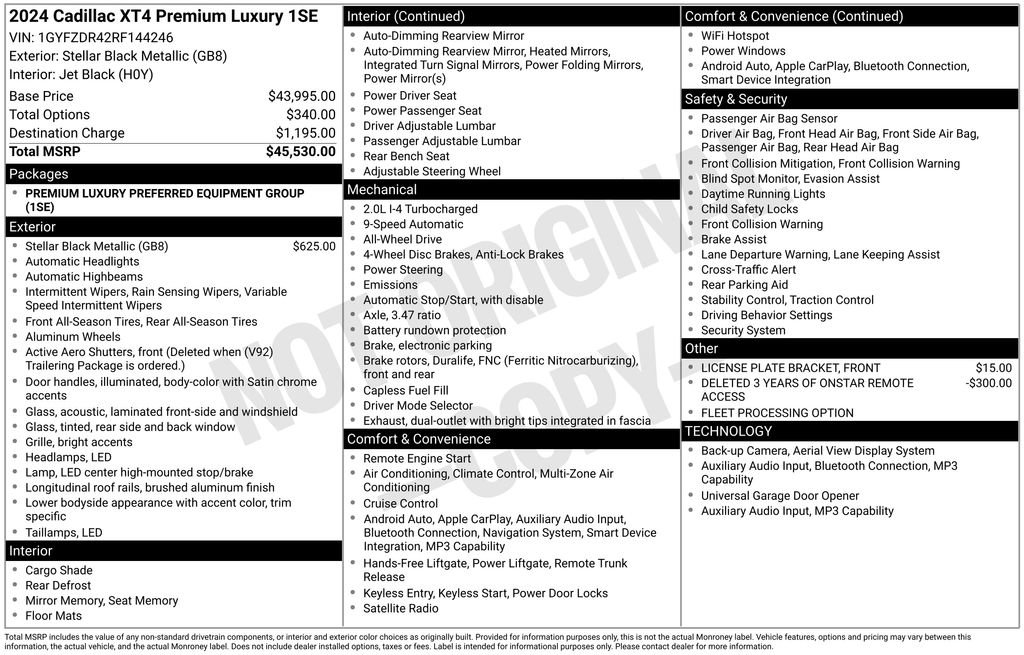 Used 2024 Cadillac XT4 Premium Luxury image 20