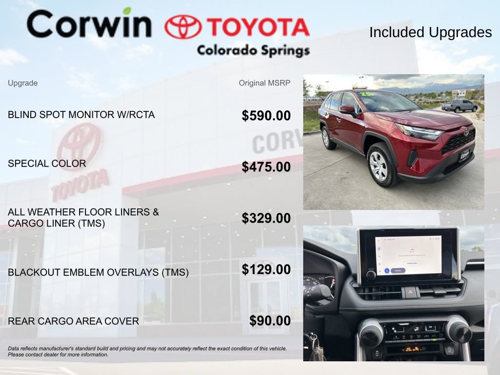 Used 2025 Toyota RAV4 LE AWD/4WD image 4