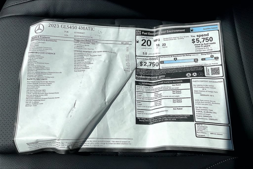 Certified 2023 Mercedes-Benz GLS 450 4MATIC image 22