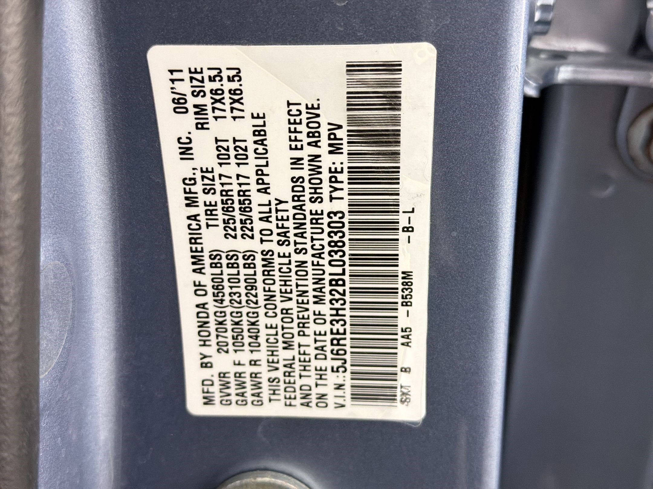 Used 2011 Honda CR-V LX image 20