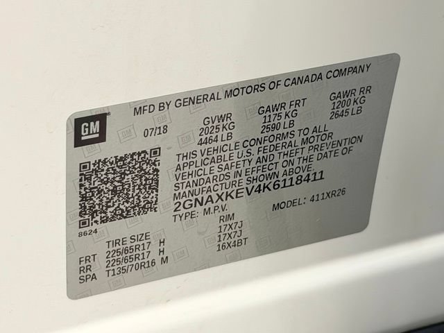 Certified 2019 Chevrolet Equinox LT FWD image 24