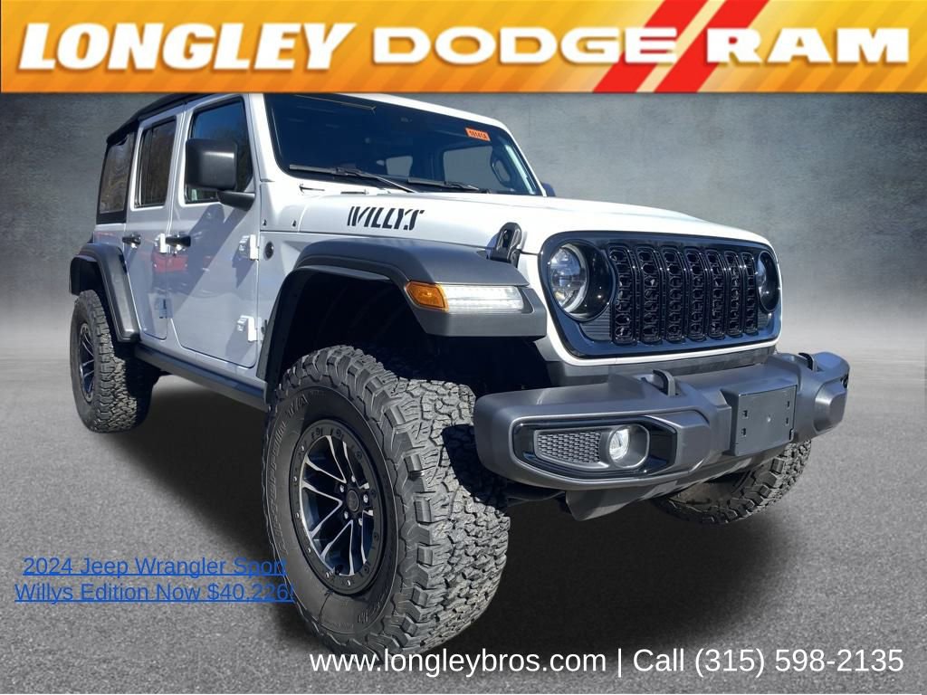 Used 2024 Jeep Wrangler Willys image 1