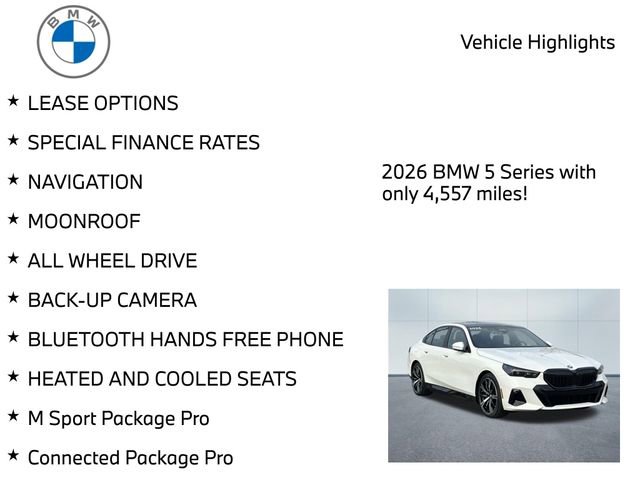 Used 2026 BMW 550e xDrive w/ Premium Package image 9