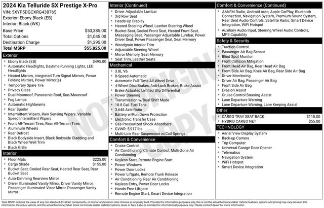 Used 2024 Kia Telluride SX Prestige X-Pro image 11