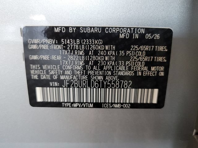 New 2026 Subaru Outback Wilderness AWD/4WD image 36