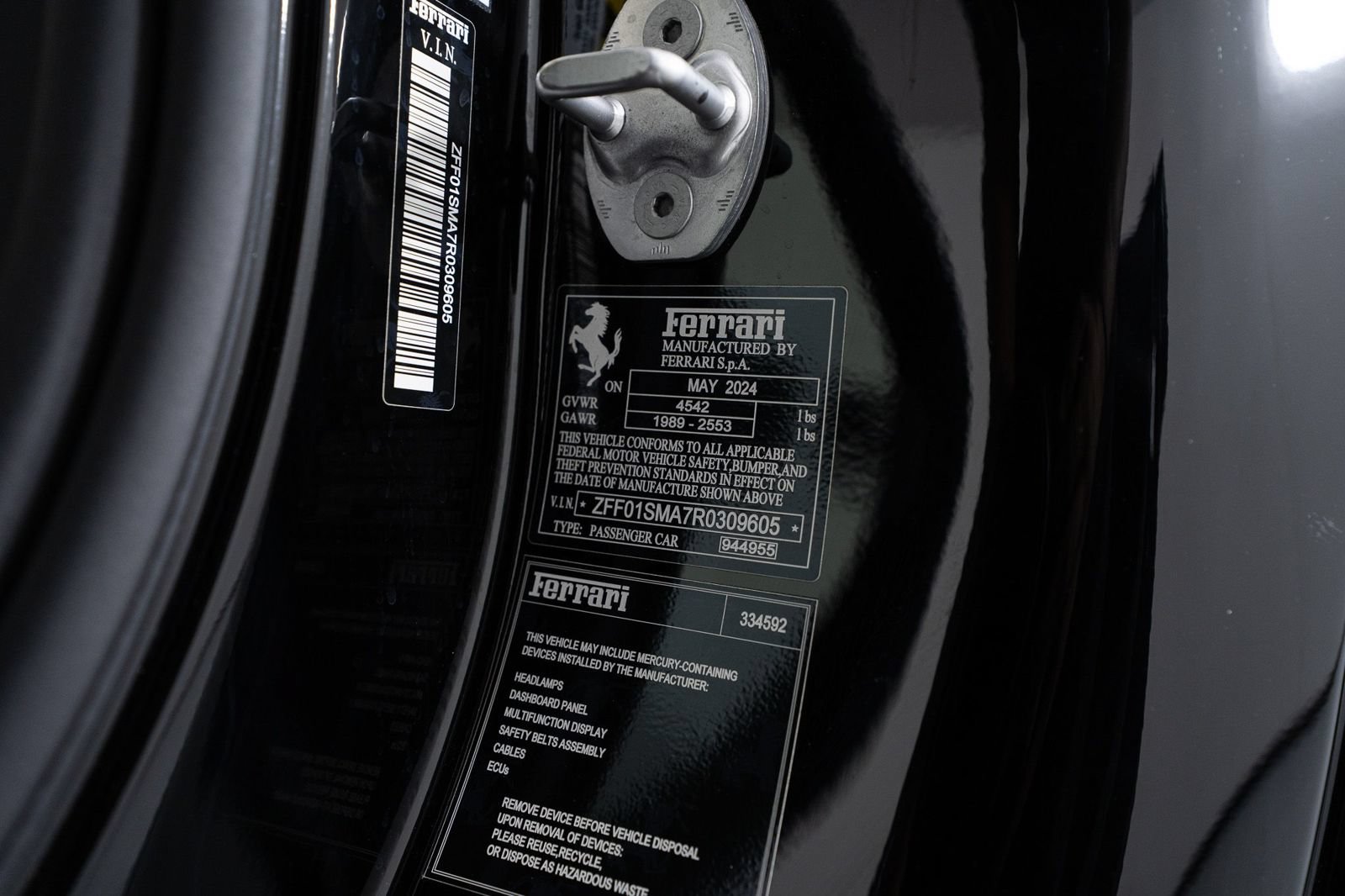 Certified 2024 Ferrari 296 GTS RWD image 21