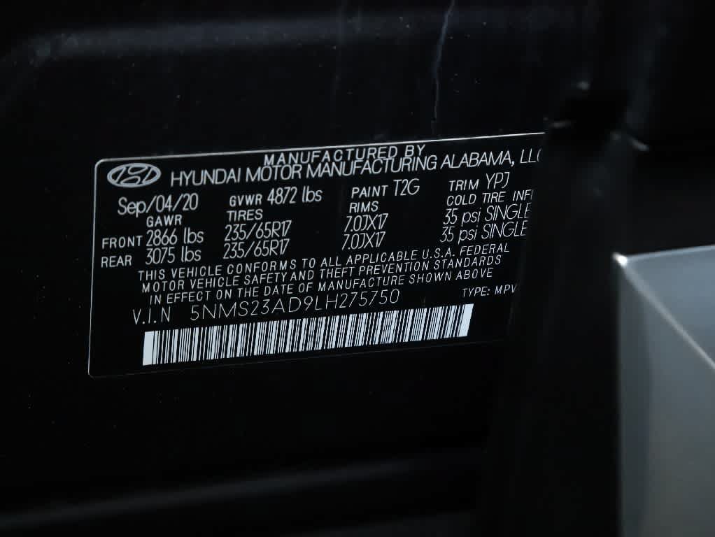 Used 2020 Hyundai Santa Fe SE FWD image 20