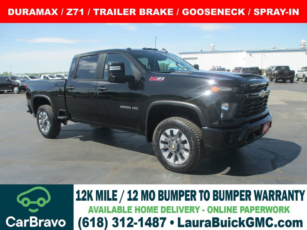 Used 2024 Chevrolet Silverado 2500 Custom w/ Custom Value Package AWD/4WD image 1