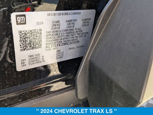 Certified 2024 Chevrolet Trax LS w/ LS Convenience Package image 38