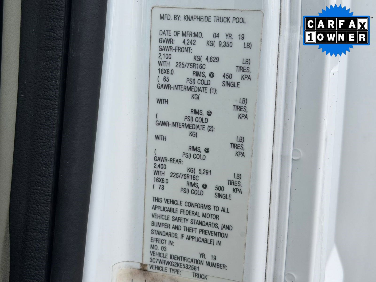 Used 2019 RAM ProMaster 3500 w/ Premium Appearance Group image 17