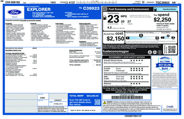 New 2026 Ford Explorer ST-Line w/ ST-Line Street Pack AWD/4WD image 46