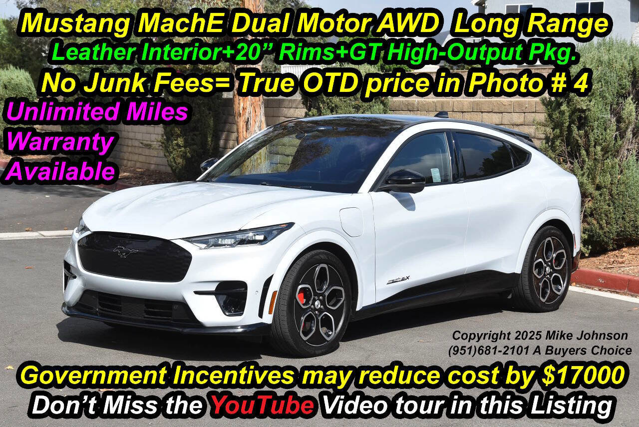 Used 2022 Ford Mustang Mach-E GT AWD/4WD image 1