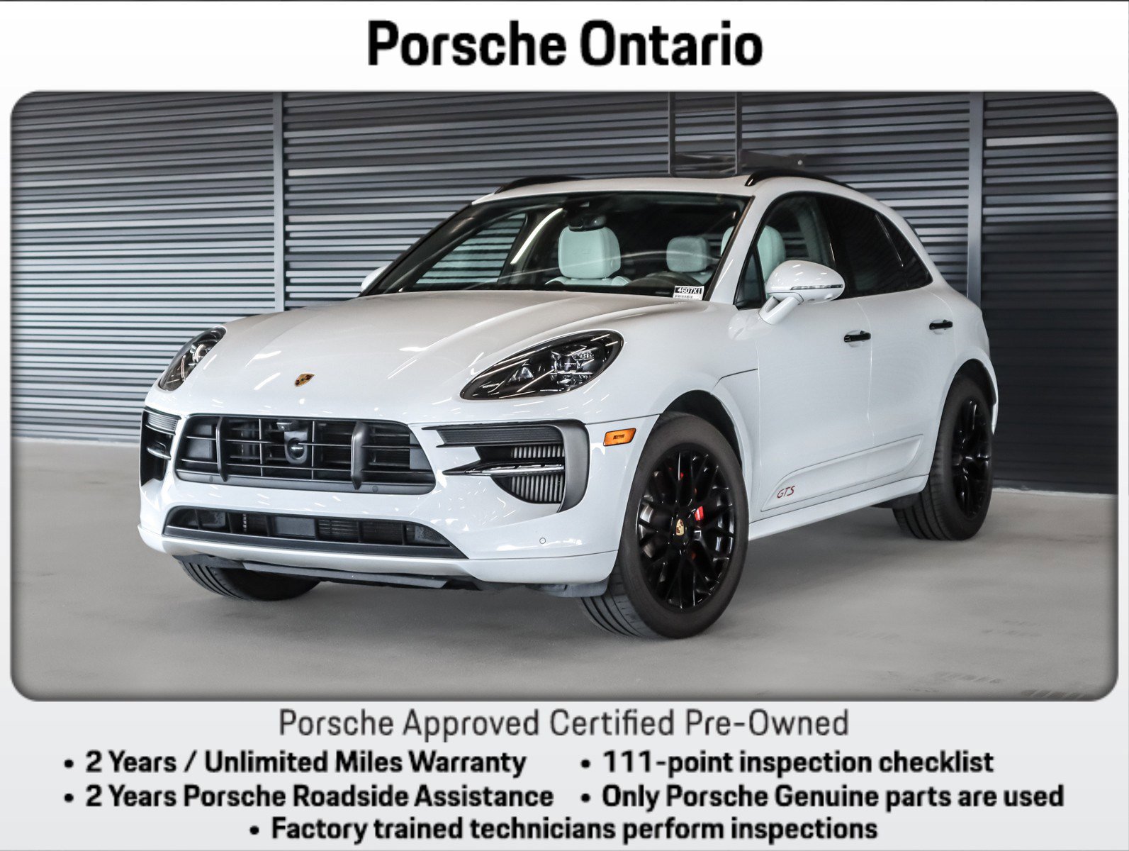 Certified 2021 Porsche Macan GTS