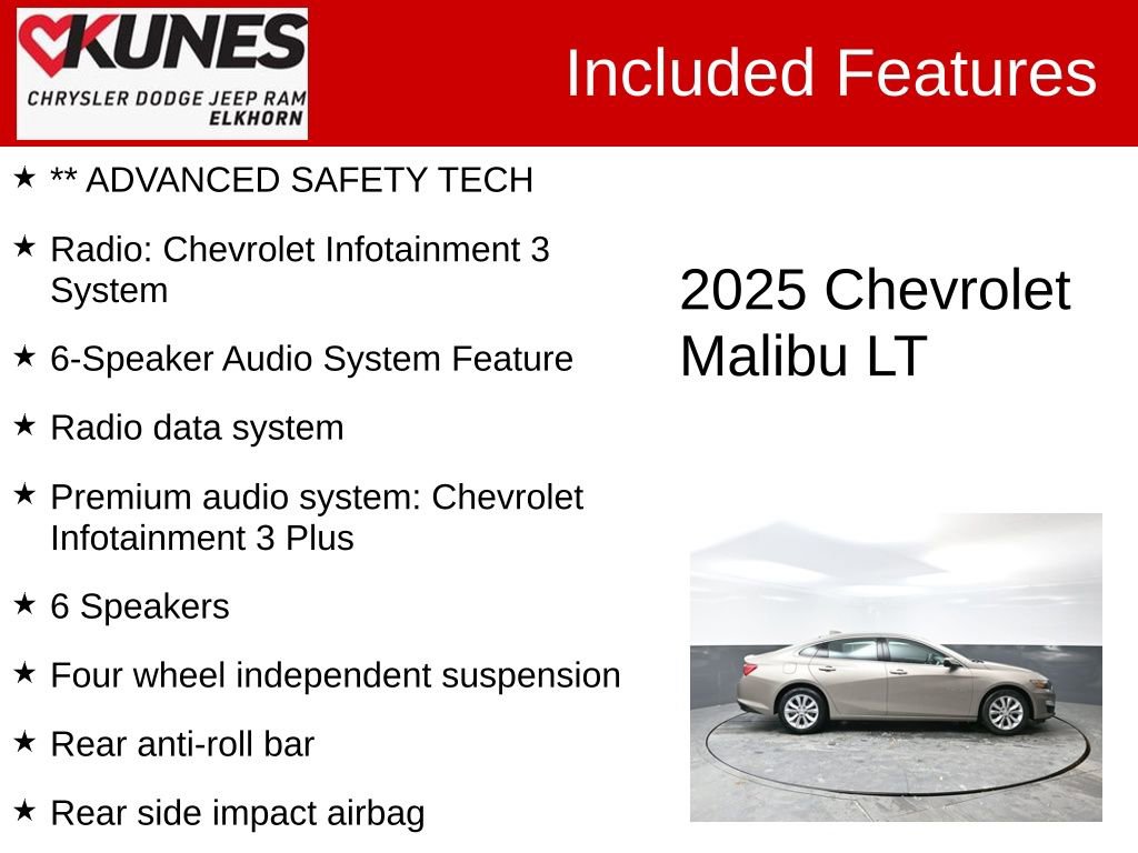 Used 2025 Chevrolet Malibu LT image 4