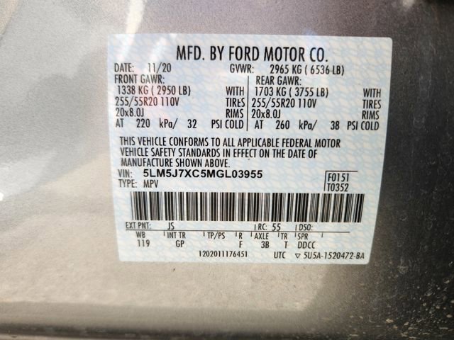 Certified 2021 Lincoln Aviator Reserve w/ Equipment Group 201A image 28