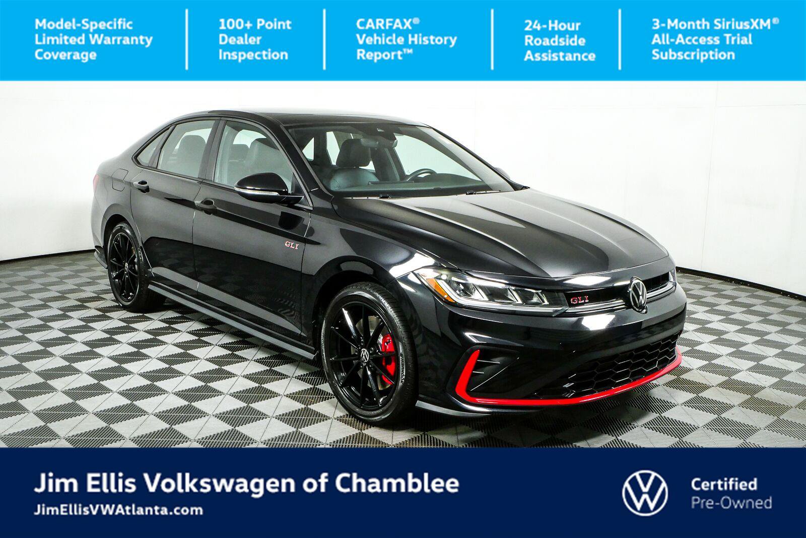 Certified 2025 Volkswagen Jetta GLI Autobahn w/ GLI Black Package