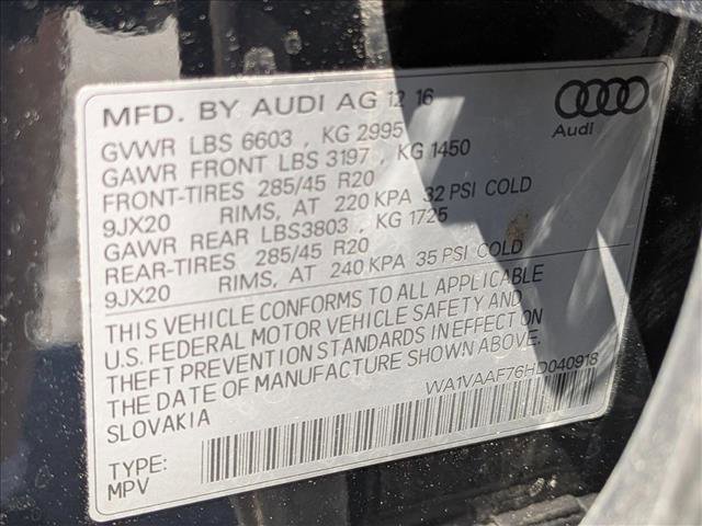 Used 2017 Audi Q7 3.0T Prestige AWD/4WD image 16