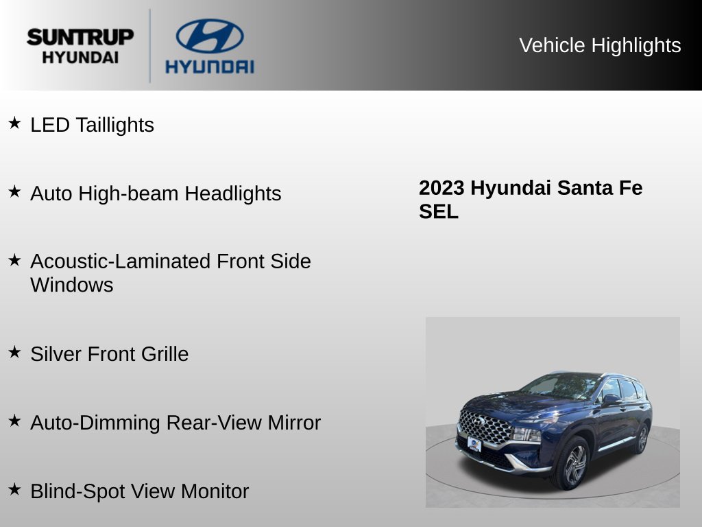 Used 2023 Hyundai Santa Fe SEL w/ Premium Package AWD/4WD image 23