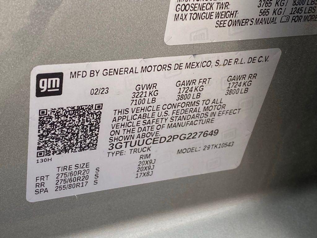 Used 2023 GMC Sierra 1500 Elevation w/ Elevation Premium Package image 34