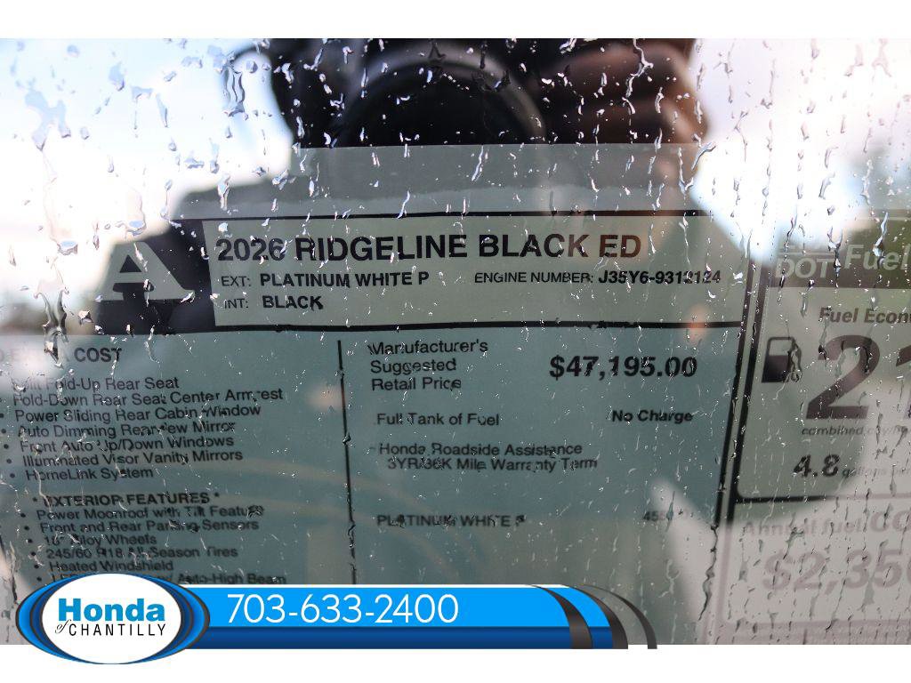 New 2026 Honda Ridgeline Black Edition image 34