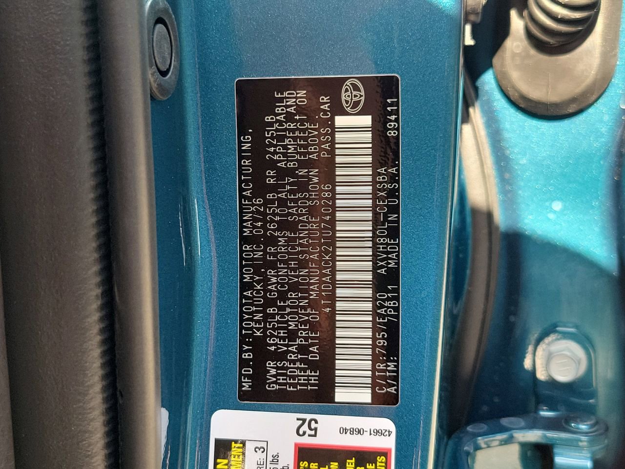 New 2026 Toyota Camry SE FWD image 33