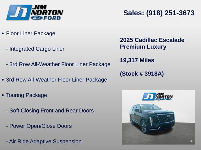 Used 2025 Cadillac Escalade Premium Luxury w/ Touring Package AWD/4WD image 16