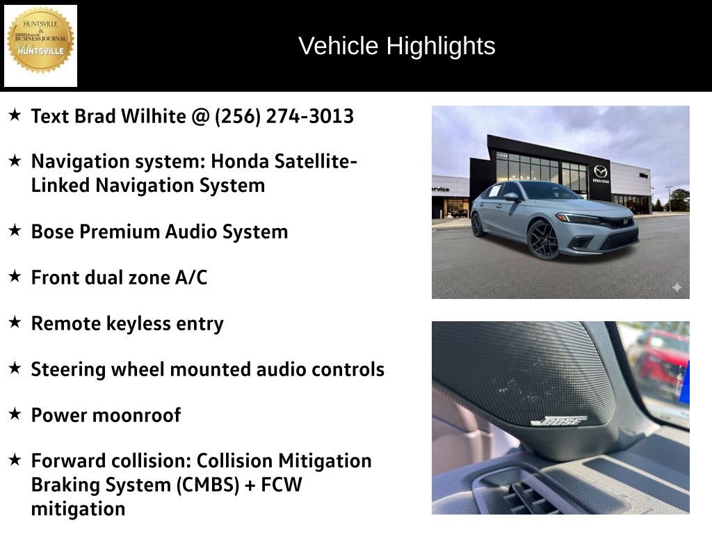 Used 2022 Honda Civic Sport Touring image 6