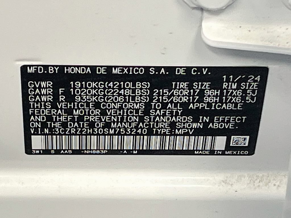 Used 2025 Honda HR-V LX image 29