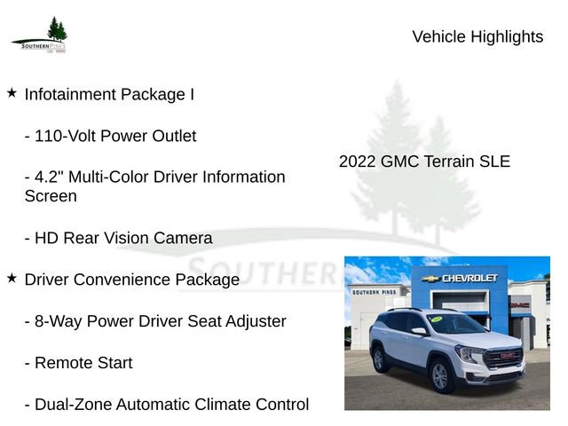 Used 2022 GMC Terrain SLE w/ Driver Convenience Package image 20