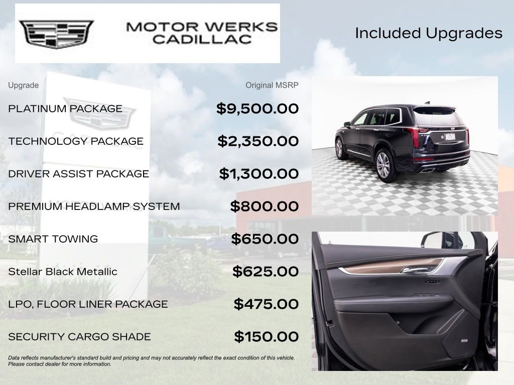 Certified 2025 Cadillac XT6 Premium Luxury w/ Platinum Package image 9