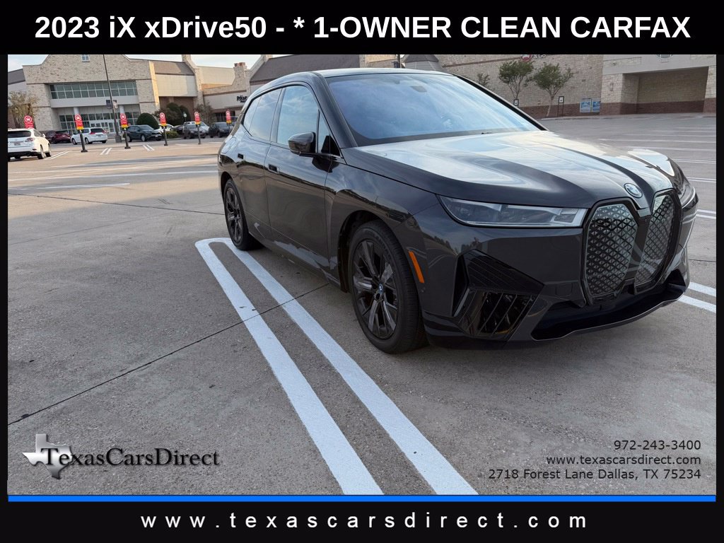 Used 2023 BMW iX xDrive50 w/ Ultimate Package 2