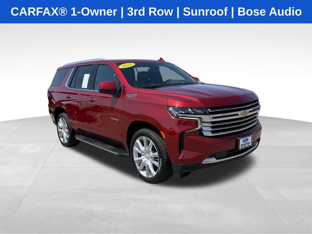 Used 2022 Chevrolet Tahoe High Country w/ Max Trailering Package image 1