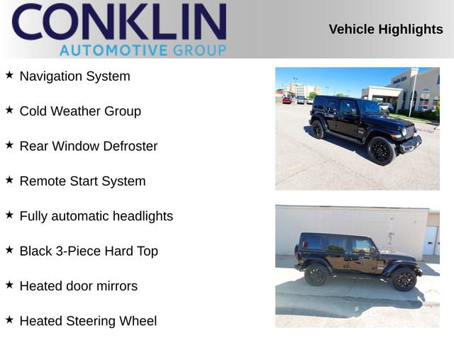 Used 2023 Jeep Wrangler Unlimited Sahara w/ Cold Weather Group AWD/4WD image 2