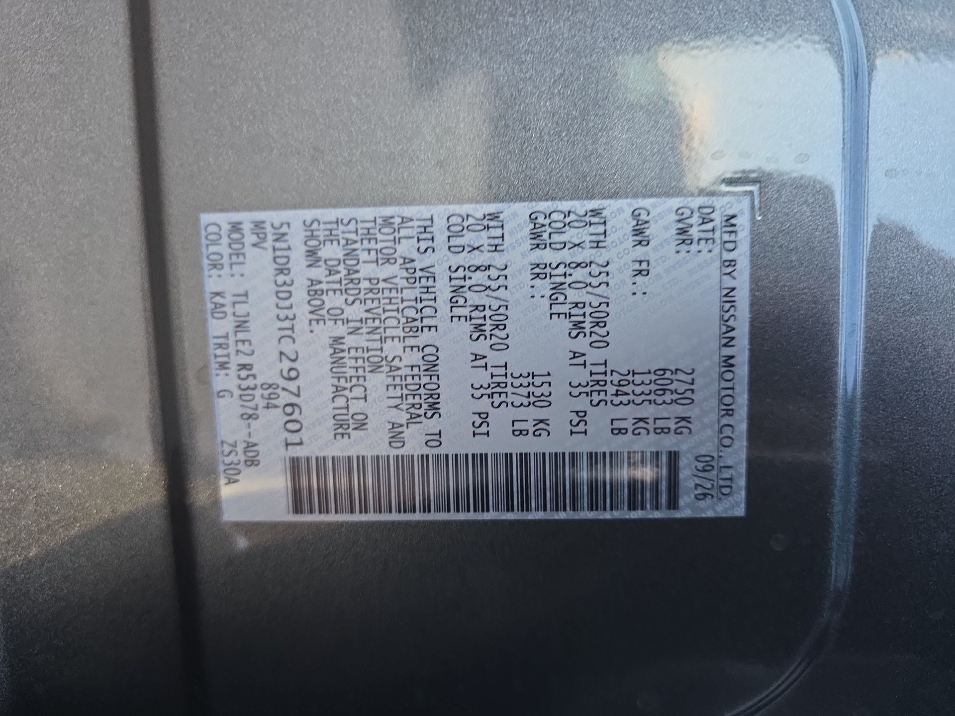 New 2026 Nissan Pathfinder Platinum w/ Cargo Package AWD/4WD image 34