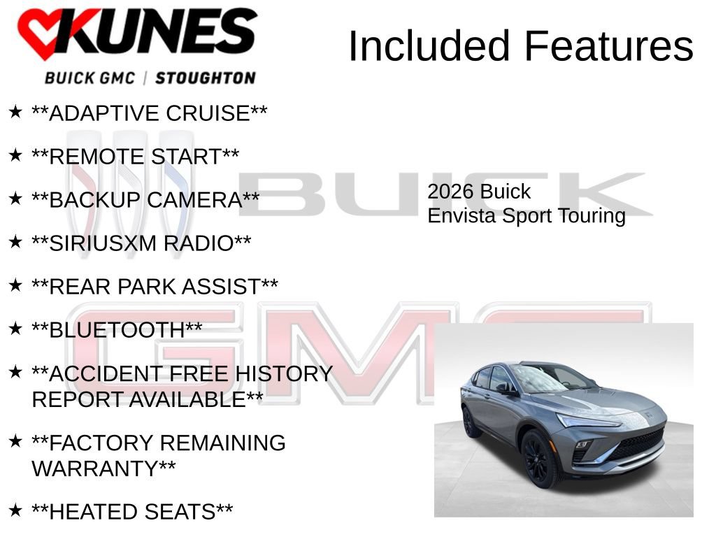 New 2026 Buick Envista Sport Touring w/ Convenience I Package FWD image 2