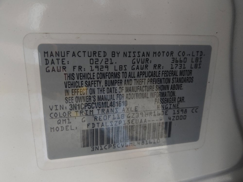 Used 2021 Nissan Kicks SV FWD image 33