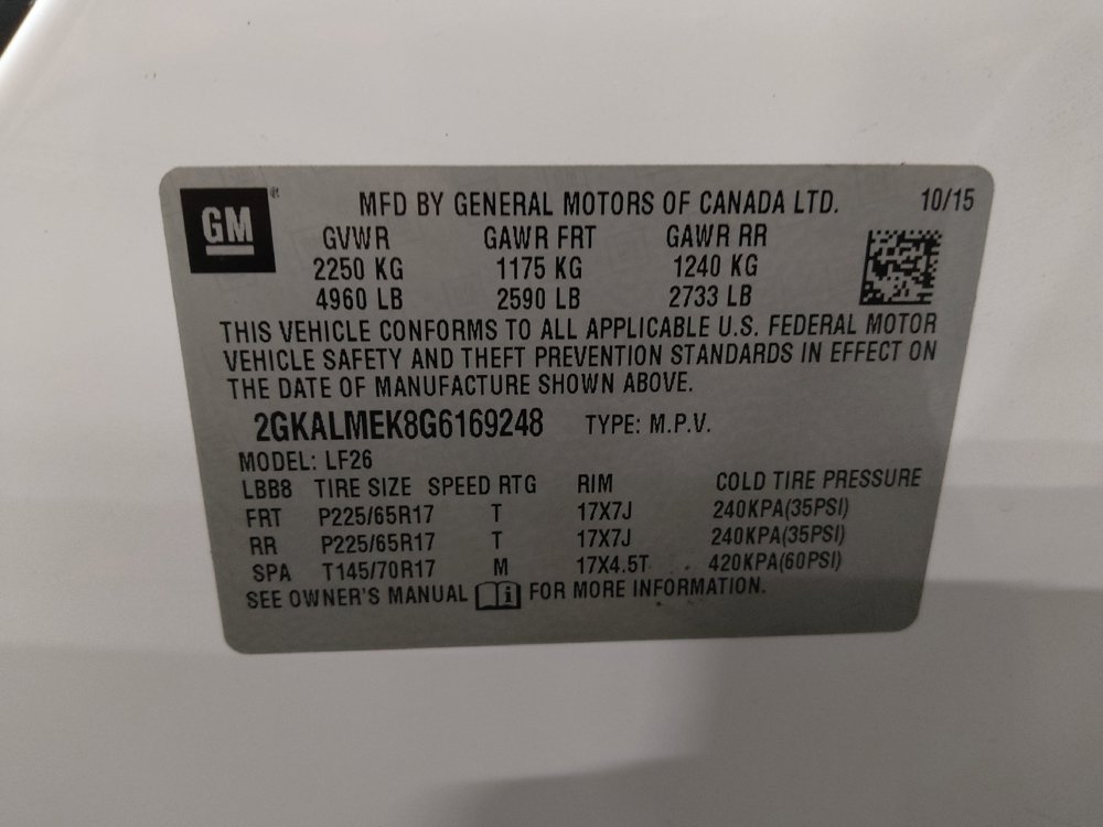 Used 2016 GMC Terrain SLE FWD image 33