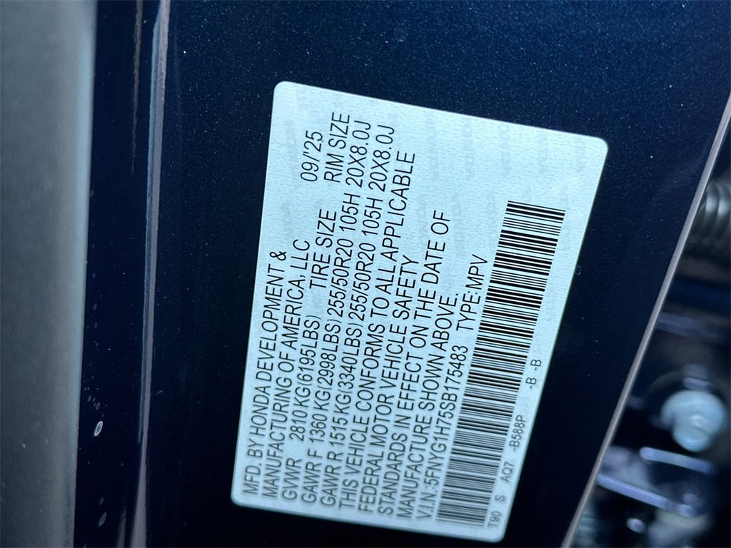 New 2025 Honda Pilot Touring image 39