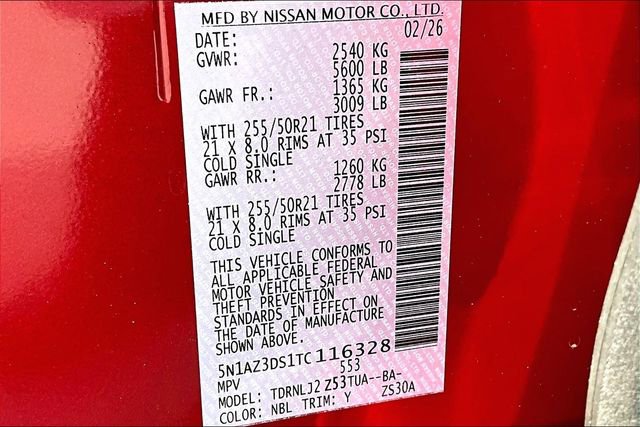 New 2026 Nissan Murano Platinum image 8