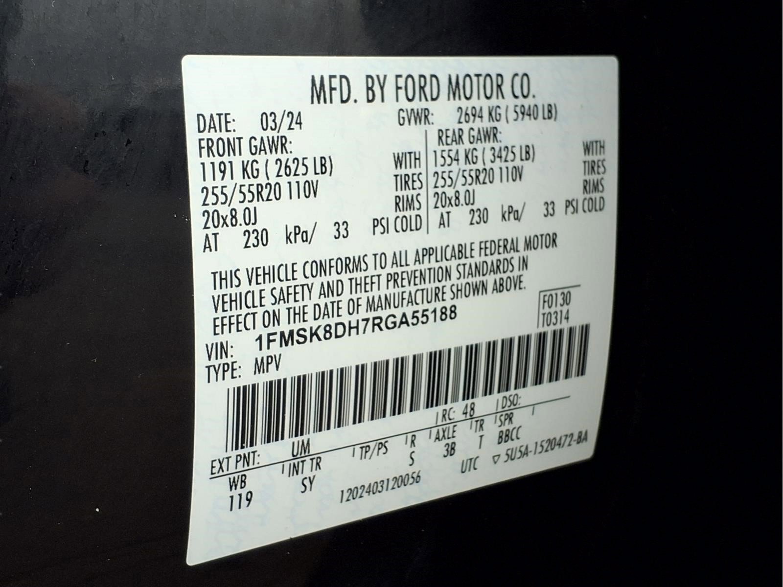 Used 2024 Ford Explorer XLT w/ Equipment Group 202A AWD/4WD image 23