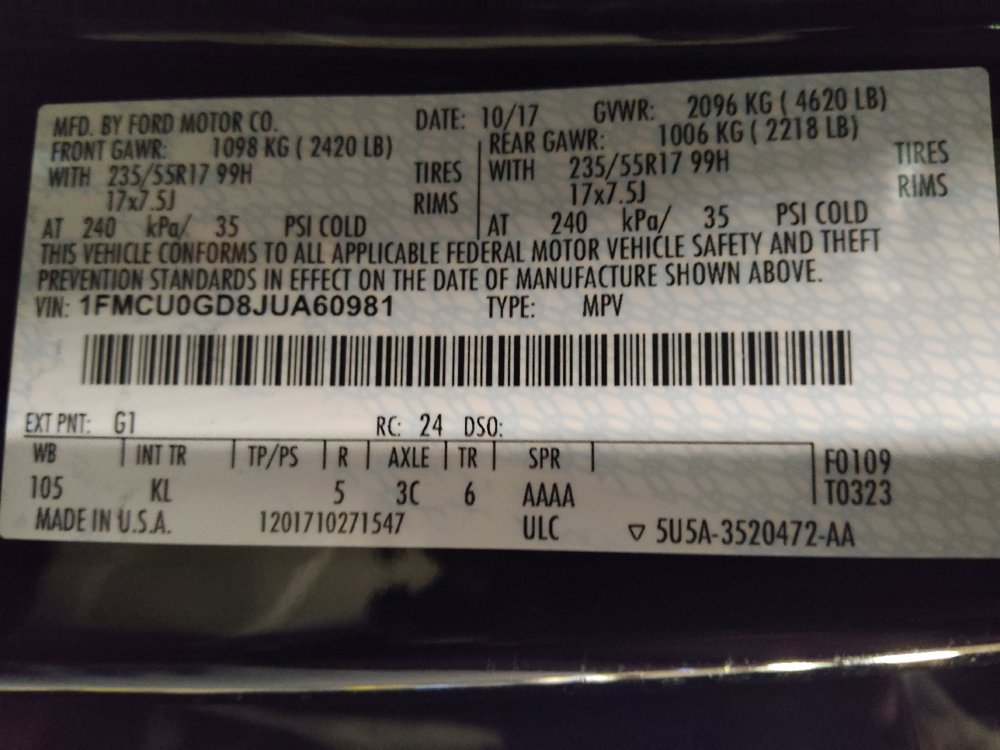 Used 2018 Ford Escape SE w/ SE Sync 3 Package image 33