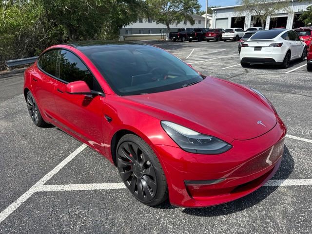 Used 2021 Tesla Model 3 Performance AWD/4WD image 3