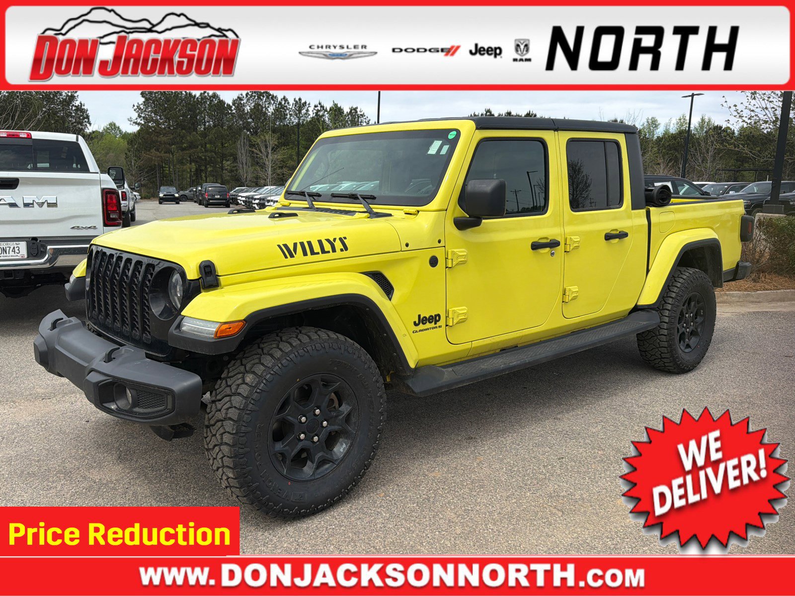 Used 2023 Jeep Gladiator Willys AWD/4WD image 1