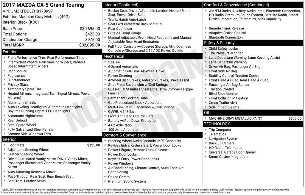 Used 2017 MAZDA CX-5 Grand Touring AWD/4WD image 26