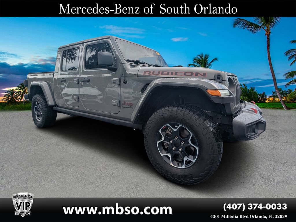 Used 2023 Jeep Gladiator Rubicon w/ LED Lighting Group AWD/4WD image 1