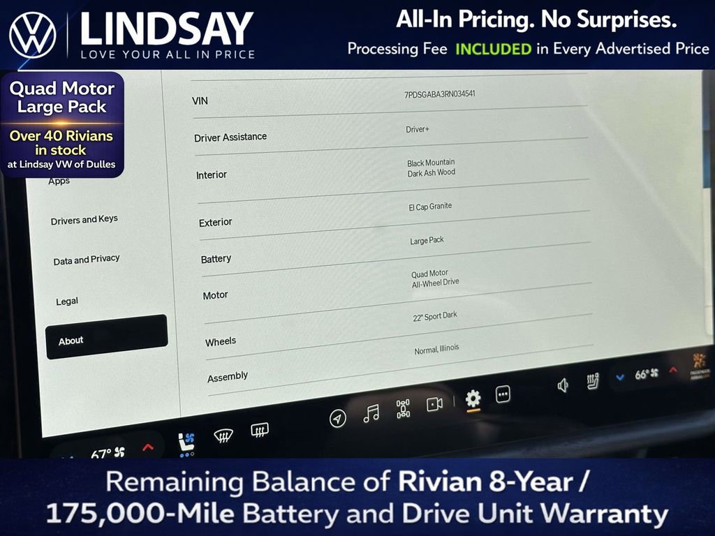 Used 2024 Rivian R1S Adventure AWD/4WD image 24