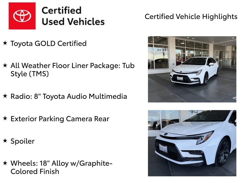 Certified 2024 Toyota Corolla SE FWD image 7