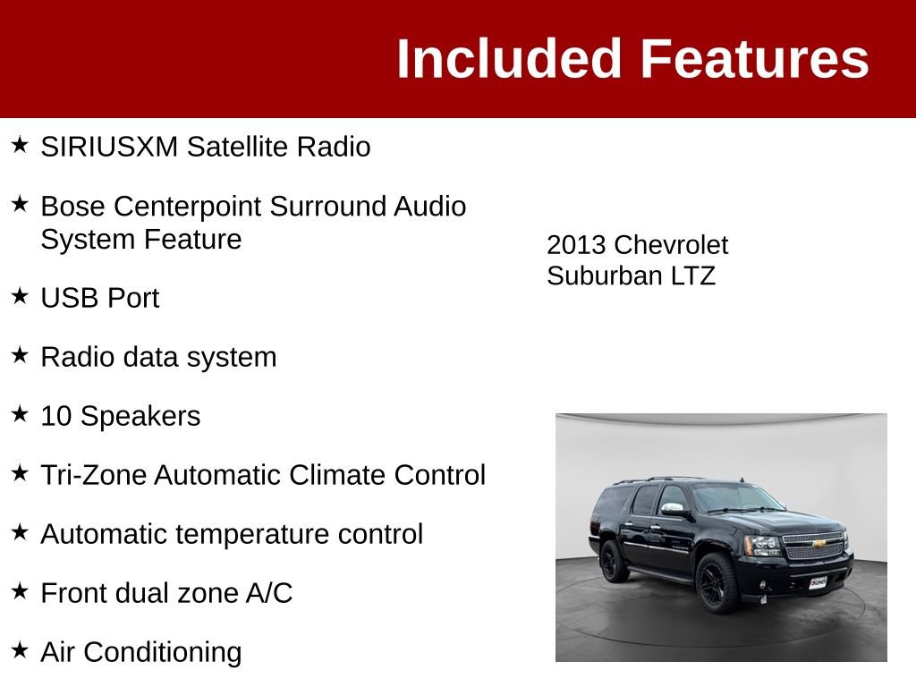 Used 2013 Chevrolet Suburban LTZ AWD/4WD image 4