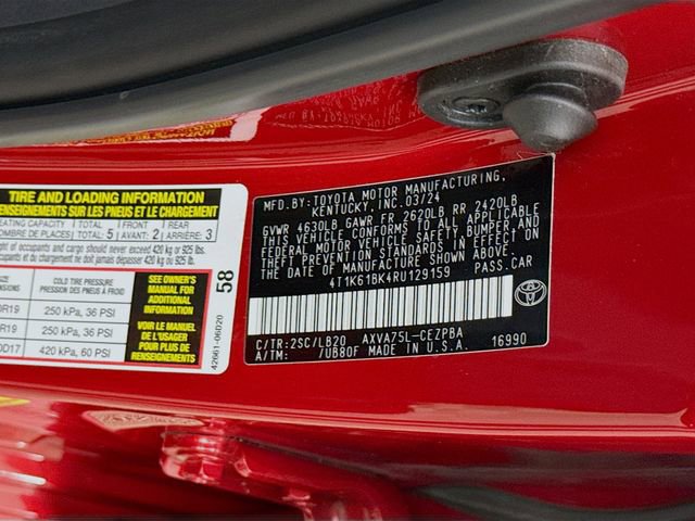 Used 2024 Toyota Camry XSE w/ Cold Weather Package image 32